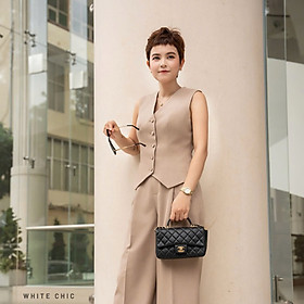 Eloise Trouser Quần cạp liền cao có đai eo, có túi hai bên