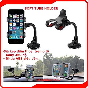 Mua Kẹp điện thoại trên ô tô SOFT TUBE HOLDER - Giá kẹp điện thoại trên ô tô - Xoay 360 độ