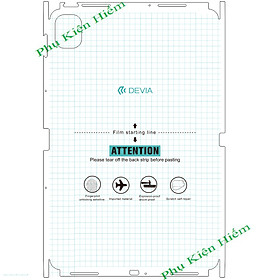 Dán dẻo PPF dành cho Mi Pad 5 - Mi Pad 5 Pro full lưng viền hãng Devia - Hàng nhập khẩu