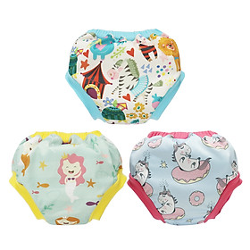 Combo 3 Tã vải Quần short BabyCute size M, L - Giao mẫu ngẫu nhiên