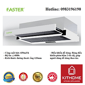 Máy hút mùi Faster SYP 7222, hàng chính hãng