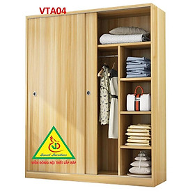Tủ quần áo thiết kệ hiện đại - Tủ quần áo gỗ MDF VTA04