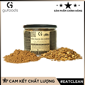 Yến mạch ăn kiêng cán mỏng GUfoods - Giàu chất xơ, Hỗ trợ giảm cân, Tập gym, Eat clean