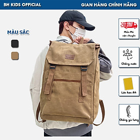 Balo nam BH Kids nắp gập MyCare, mạnh mẽ, cá tính, ngăn chứa lớn, thoải mái đựng laptop 15.6 inch - CH118