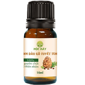 Tinh dầu Gỗ Tuyết Tùng (Hoàng Đàn) 10ml Mộc Mây - tinh dầu thiên nhiên nguyên chất 100% - chất lượng và mùi hương vượt trội, mạnh mẽ nồng nàn, nhưng êm dịu sẽ giúp cho bạn có những giây phút không thể tuyệt vời hơn - Có kiểm định