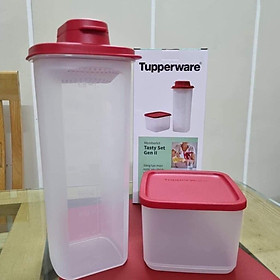 Bộ bình nước Memberkit Tasty Set 2 hộp Tupperware - Hàng chính hãng