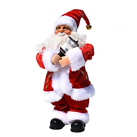 Electric Santa Claus, Santa Singing and Dancing Chrismas Toy Christmas Dolls Christmas Electric Dancing Music Santa Claus Doll Xmas Gift for Kids