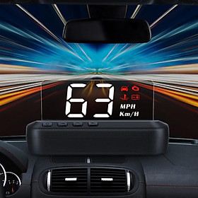 Digital Car GPS Head up Display Speedometer HUD Kmh/MPH Overspeed Warning Safe Driving