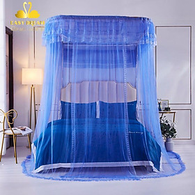 Mua Màn khung không khoan tường EASY DREAM   mùng ngủ chống muỗi vải tuyn khung inox cao cấp  kết hợp với hợp kim nhôm