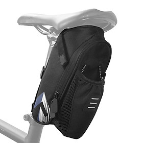 Túi yên xe đạp bằng chất liệu chống thấm, chống mài mòn, sức chứa lớn, thiết kế ngăn chứa bình nước