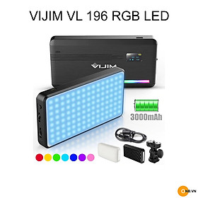 Mua Đèn Led Mini VIJIM VL196 RGB chỉnh độ K 2500K 9000K kèm phụ kiện