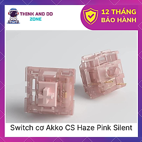 Mua Bộ 45 Switch cơ Akko CS Haze Pink Silent - Hàng chính hãng