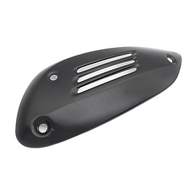 Motorcycle Exhaust Heat Shield Cover Black Guard for Vespa GTS 300 250