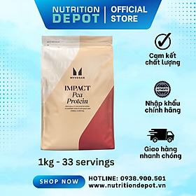 Sữa bổ sung đạm dành cho người ăn chay từ đậu hà lan Pea Protein Isolate Myprotein 1kg