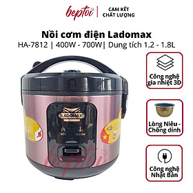 Mua Nồi cơm điện nắp gài Ladomax  nồi cơm điện mini công suất 500W - 700W  dung tích 1.2L - 1.8L HA-78 Series Hàng chính hãng