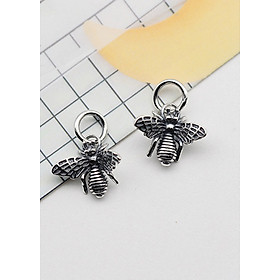 Combo 2 cái charm bạc hình con ong treo - Ngọc Quý Gemstones