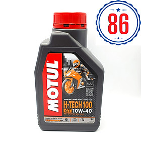 Nhớt Xe Số Motul H-Tech 100 4T 10W40 12x1l Vn (1L)