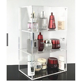 Mua Tủ nước hoa 3 tầng- Tủ mica trưng bày mỹ phẩm  nước hoa có cửa