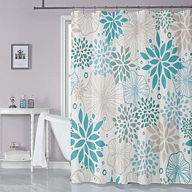 Rèm tắm dễ thương cho phòng tắm, hiện đại, đơn giản, rèm tắm không thấm nước, 180180cm