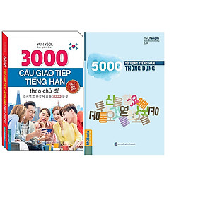 [Download Sách] Combo 3000 Câu Giao Tiếp Tiếng Hàn Theo Chủ Đề (Sách Bản Quyền)+5000 Từ Vựng Tiếng Hàn Thông Dụng