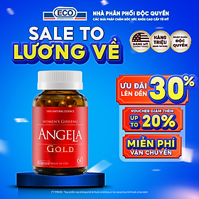 [Hộp 60v] Viên Uống ANGELA GOLD Hỗ Trợ Sức Khỏe, Sắc Đẹp Và Sinh Lý Nữ