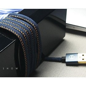 Mua Cáp sạc sợi carbon vải bò siêu bền 1m hãng Baseus