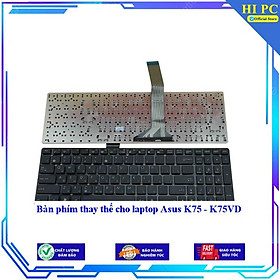 Bàn phím thay thế cho laptop Asus K75 - K75VD - Hàng Nhập Khẩu mới 100%