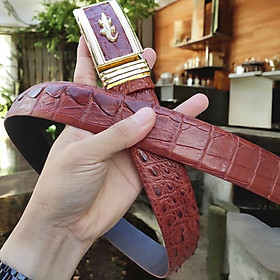 Thắt Lưng Cá Sấu Gai Lưng Bản rộng 4cm!