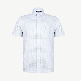 Áo sơ mi nam KHATOCO Tailor Fit ngắn tay A1MN538T2-CNCR842-2710-N