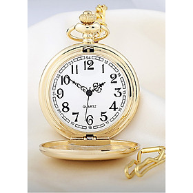 Đồng hồ quả quýt mạ vàng cổ điển