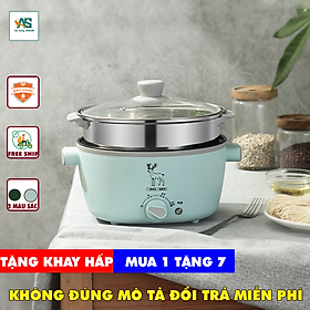 Mua Nồi Lẩu Điện Mini Đa Năng Có Chống Dính NL-09 Công Suất Đến 1000W Thích Hợp Cho Gia Đình