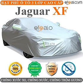 Bạt phủ xe ô tô Jaguar XF vải dù 3 lớp CAO CẤP BPXOT