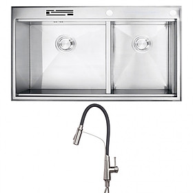 Mua Bồn rửa bát Hàn Quốc + Vòi rửa chén RN40021