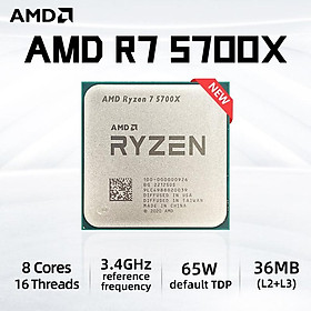 MỚI! AMD R7 5700X RYZEN 7 5700X 3,4 GHz Tám thứ sáu CPU Bộ xử lý CPU 7NM L3 = 32M 100-000000926 AM4