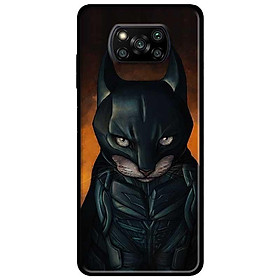 Ốp lưng dành cho Xiaomi Poco X3 mẫu Mèo Người Dơi