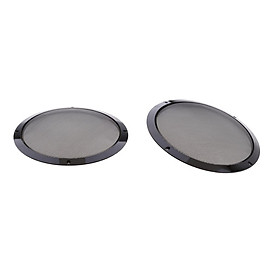 2Pcs 10 Inch Speaker Grills Cover Case with 4 pcs Screws for Speaker Mounting Home Audio DIY - 275mm Outer Diameter Black