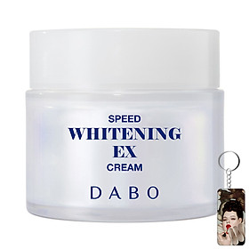 Kem dưỡng trắng da mặt nhanh, làm mờ vết nám, thâm đốm Dabo Speed Whitening Ex Cream Hàn Quốc 50ml tặng móc khóa - Kem đêm