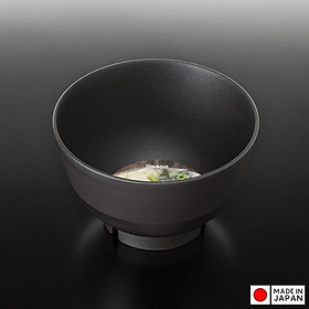 Bát nhựa tròn Sujime Ø11.5cm - Màu nâu - Hàng Nội Địa Nhật Bản