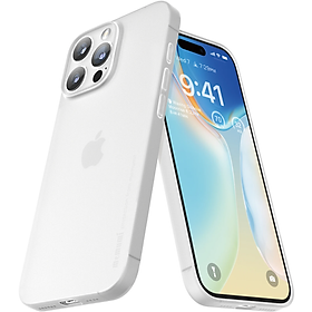 Ốp lưng dành cho iPhone 16 Pro Max, iPhone 16 Pro, iPhone 16 Plus, iPhone 16 hiệu Memumi siêu mỏng 0.3mm, thiết kế tối giản, chống vân, chống sốc, bảo vệ camera cao cấp - Hàng chính hãng