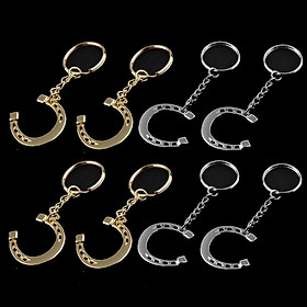 8pcs Lightweight Zinc Alloy Novelty Keychain Key Ring Keys Holder Pendant