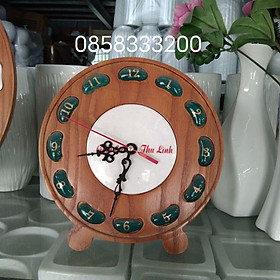 Mua Đồng hồ làm bằng sứ Bát Tràng  đường kính 26cm  20cm