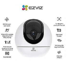 Mua Camera Wifi quay quét 2K  tích hợp AI EZVIZ C6 4MP - Hàng chính hãng