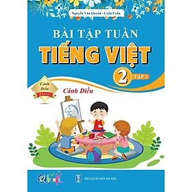 Sách Combo Bài Tập Tuần Toán và Tiếng Việt Lớp 2 Cánh Diều Tập 2