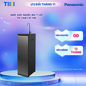 Mua Máy lọc nước RO 7 lõi với đèn báo thay lõi  cửa kính mờ cường lực cao cấp Panasonic TK-CA813F-VN - Lắp đặt toàn quốc - Hàng chính hãng