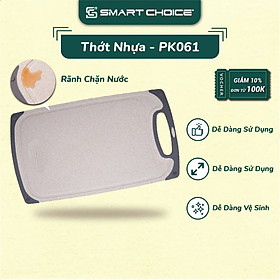 Thớt Nhựa Acrylic SmartChoice Màu Xám Cao Cấp, Tiện Dụng Cho Nhà Bếp SCG