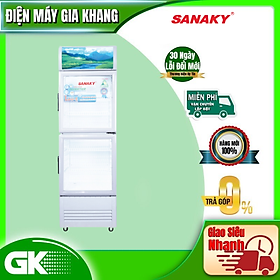 Tủ Mát Inverter Sanaky VH-408W3L (340L) - Hàng Chính Hãng - Chỉ giao tại HCM