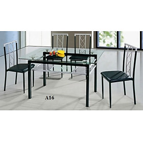 Mua Bộ bàn ghế ăn mặt kính Juno Sofa thiết kế hiện đại