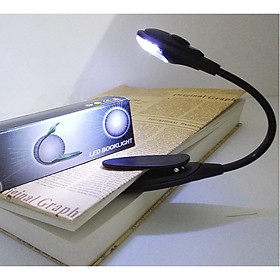 Hình ảnh Đèn led kẹp bàn, đèn kẹp đọc sách chống cận uốn dẻo nhỏ gọn