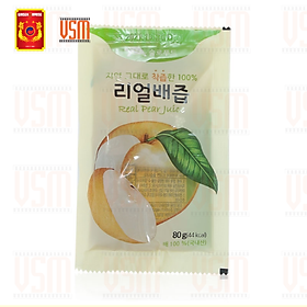 Hộp nhỏ Nước Ép Lê hàn Quốc Nguyên Chất 100% Ginseng House 5 gói 10 gói