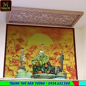 Mua TRANH THỜ DÁN TƯỜNG   61cm x 81cm - Hồ sen